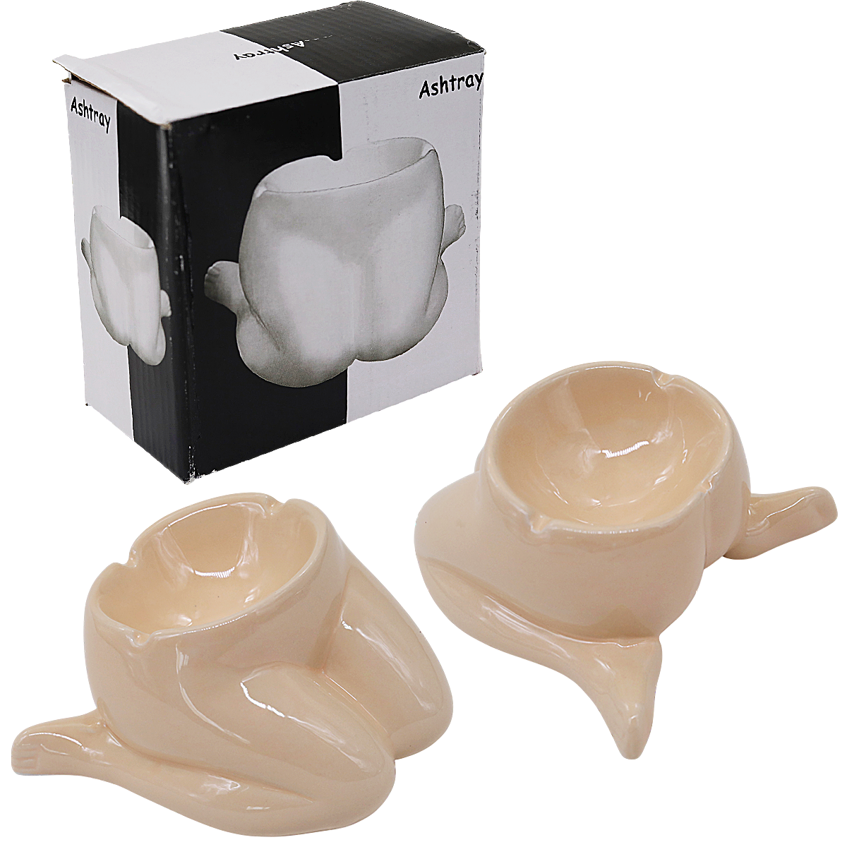 IDGAF Female Lower Body Ceramic Ashtray (ASH102) | Assorted Colors product image